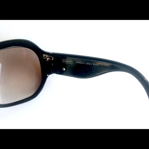 Coach Sunglasses Black Gray Women - Picture 6 of 7